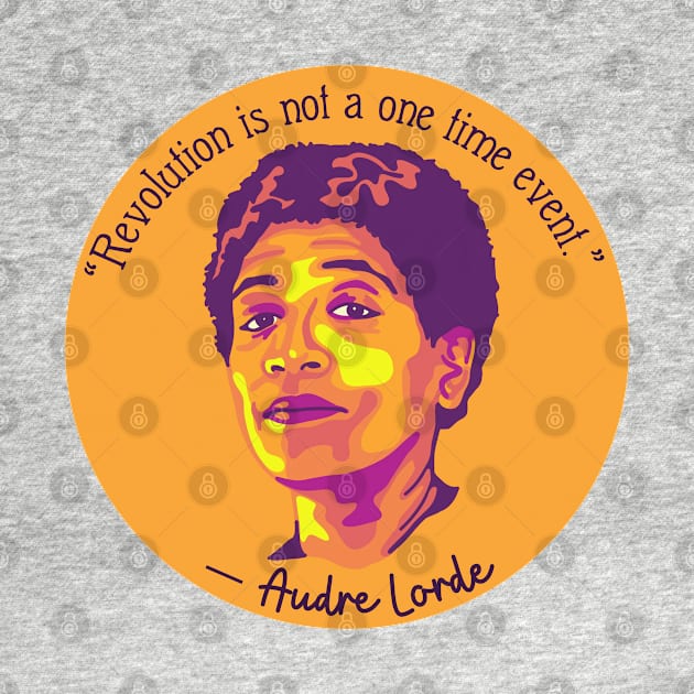 Audre Lorde Portrait and Quote by Slightly Unhinged